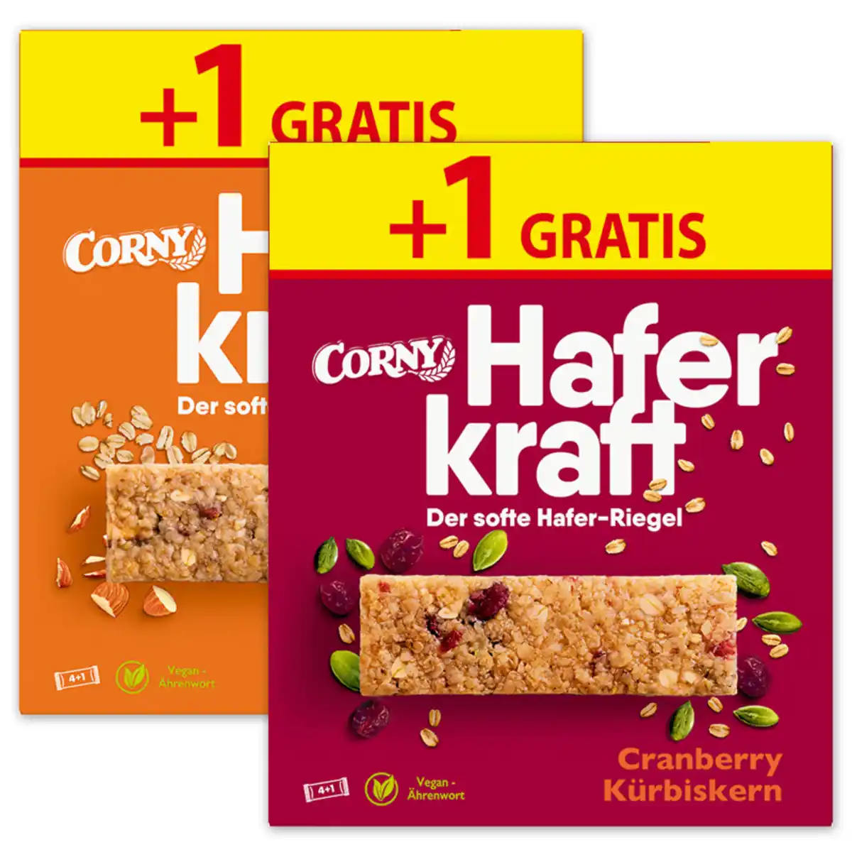 Bild 1 von Corny Haferkraft Riegel