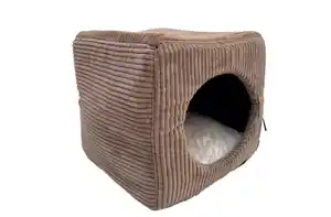 Lebon Katzenhöhle Cubo 40 x 40 cm braun