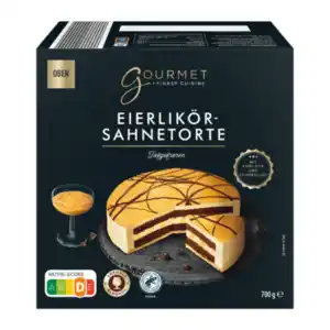 GOURMET FINEST CUISINE Eierlikör-Sahnetorte 700g
