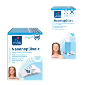 VITALIS Nasenspül-Set / -salz