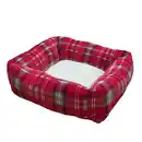 Bild 1 von Nobby Hundebett Kareli 60 x 60 x 20 cm rot