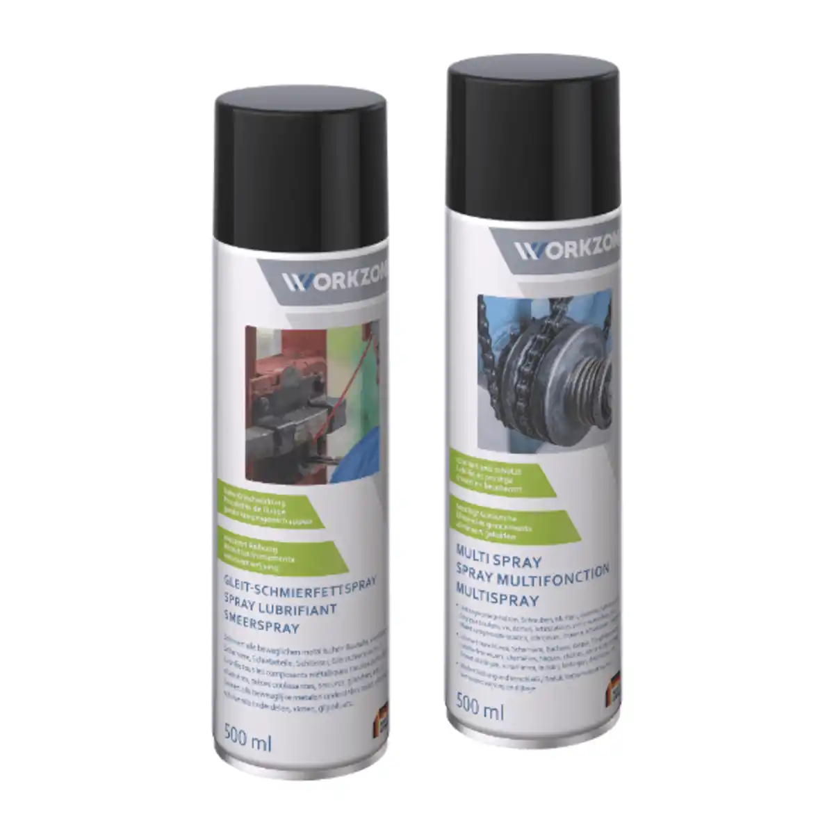 Bild 1 von WORKZONE Multi- / Gleit-Schmierfettspray 500ml