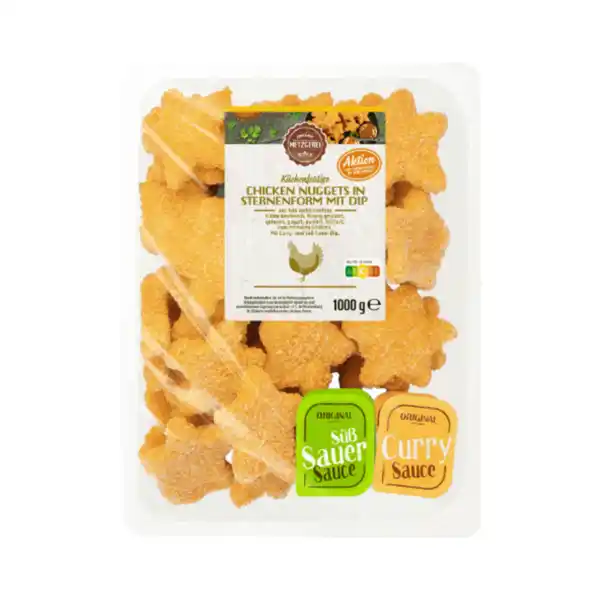 Bild 2 von MEINE METZGEREI Chicken-Nuggets XXL 1kg