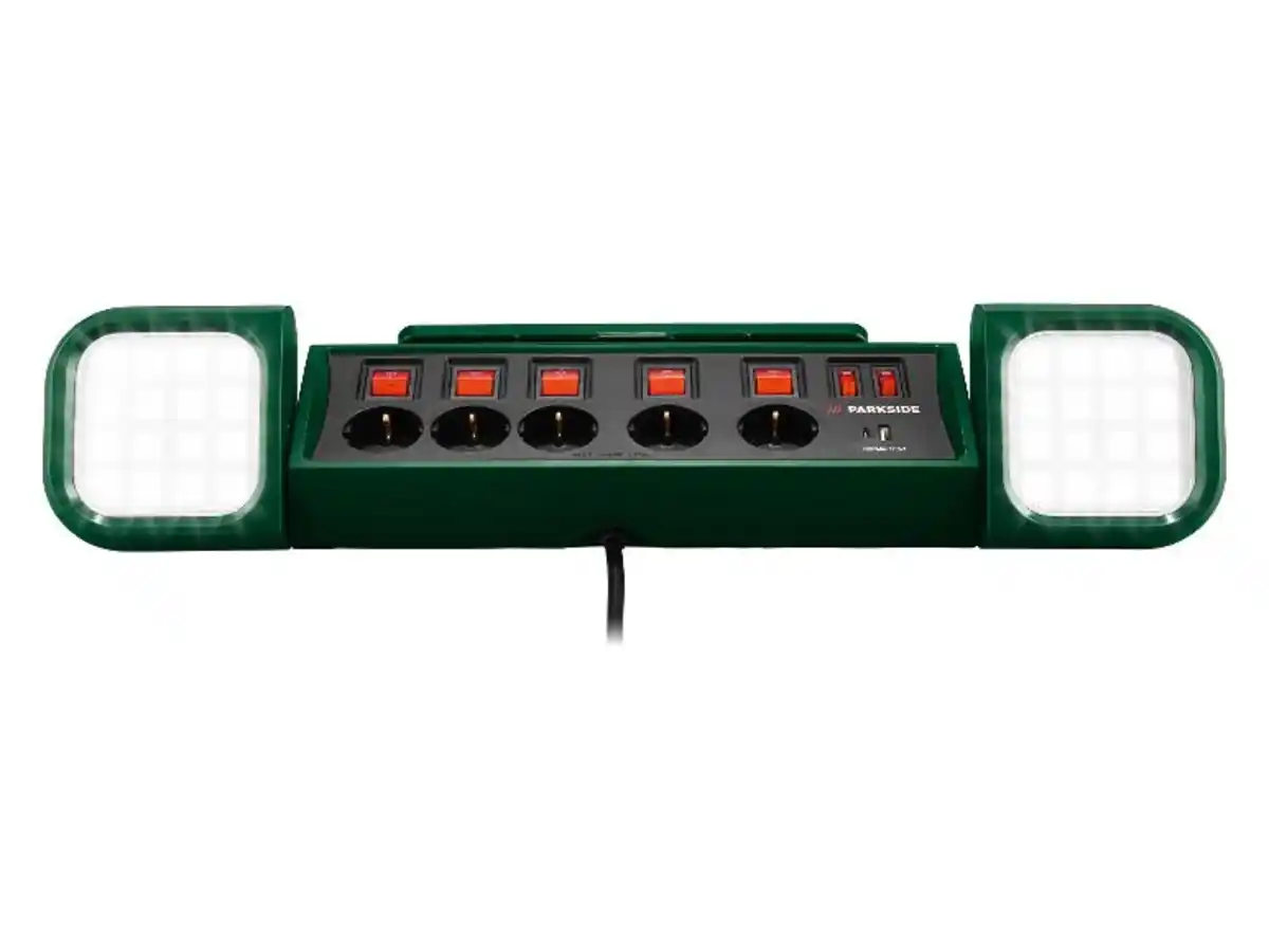 Bild 3 von PARKSIDE® LED-Arbeitsleuchte mit Steckdosenleiste »PASD 3680 A1«