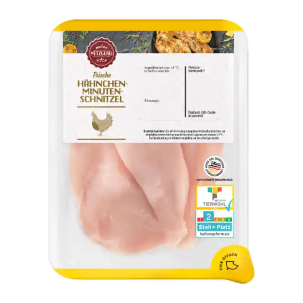 Bild 2 von MEINE METZGEREI Hähnchen-Minutenschnitzel 400g