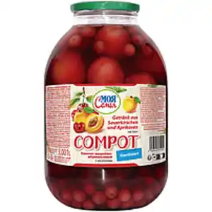 MOJA SEMJA "Compot“ Getränk aus Sauerkirschen und Aprikosen,...