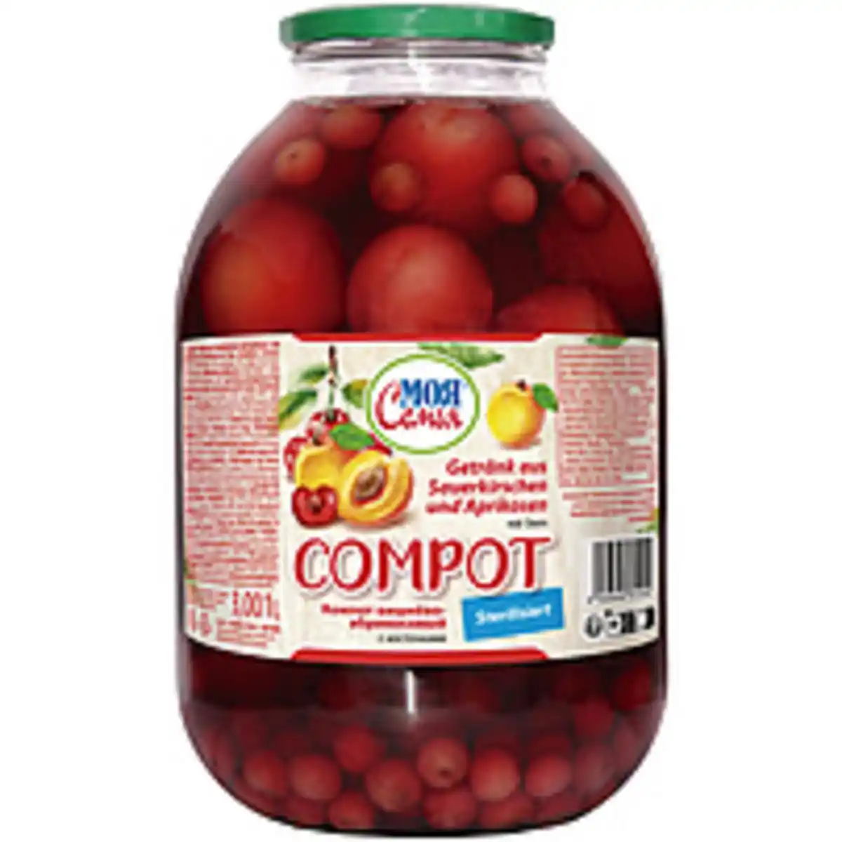 Bild 1 von MOJA SEMJA "Compot“ Getränk aus Sauerkirschen und Aprikosen,...