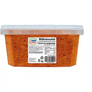 Möhrensalat nach koreanischer Art, scharf / lose