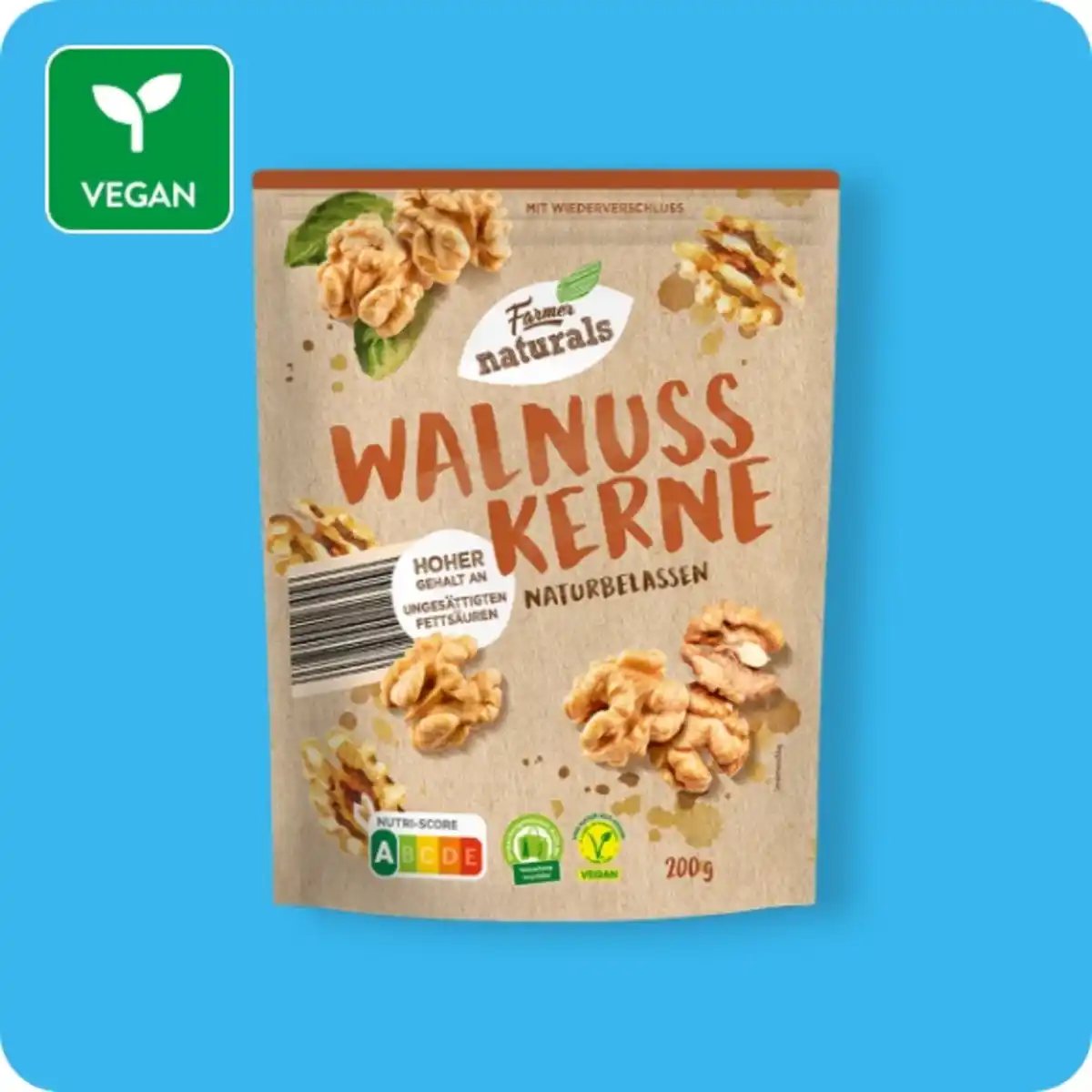 Bild 1 von FARMER NATURALS Walnusskerne, Naturbelassen