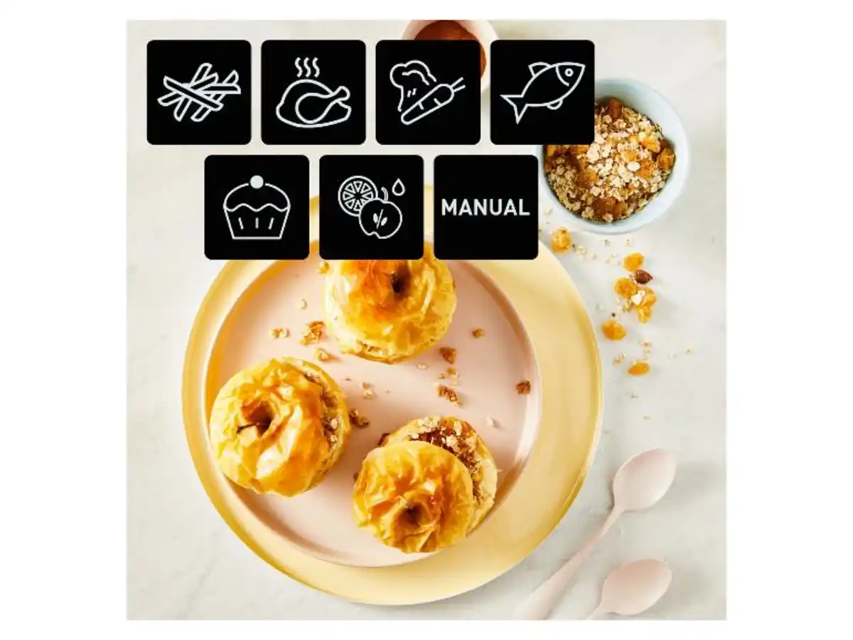 Bild 2 von Tefal Heißluftfritteuse »Dual Easy Fry Essential EY901N», 1x 5,2 l und 1 x 3,1 l