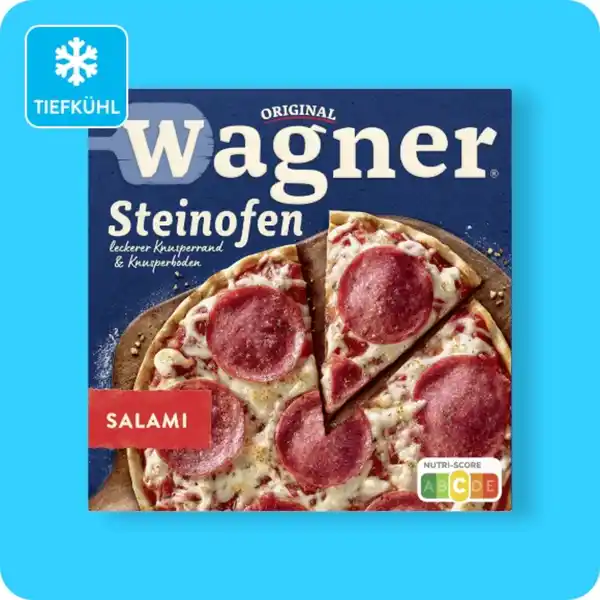 Bild 1 von ORIGINAL WAGNER Steinofen-Pizza, Salami