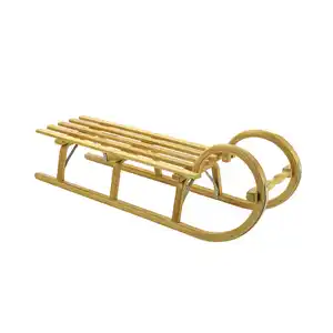 RESS Schlitten, beige, Holz, BxHxL: 36,5 x 23 x 115 cm