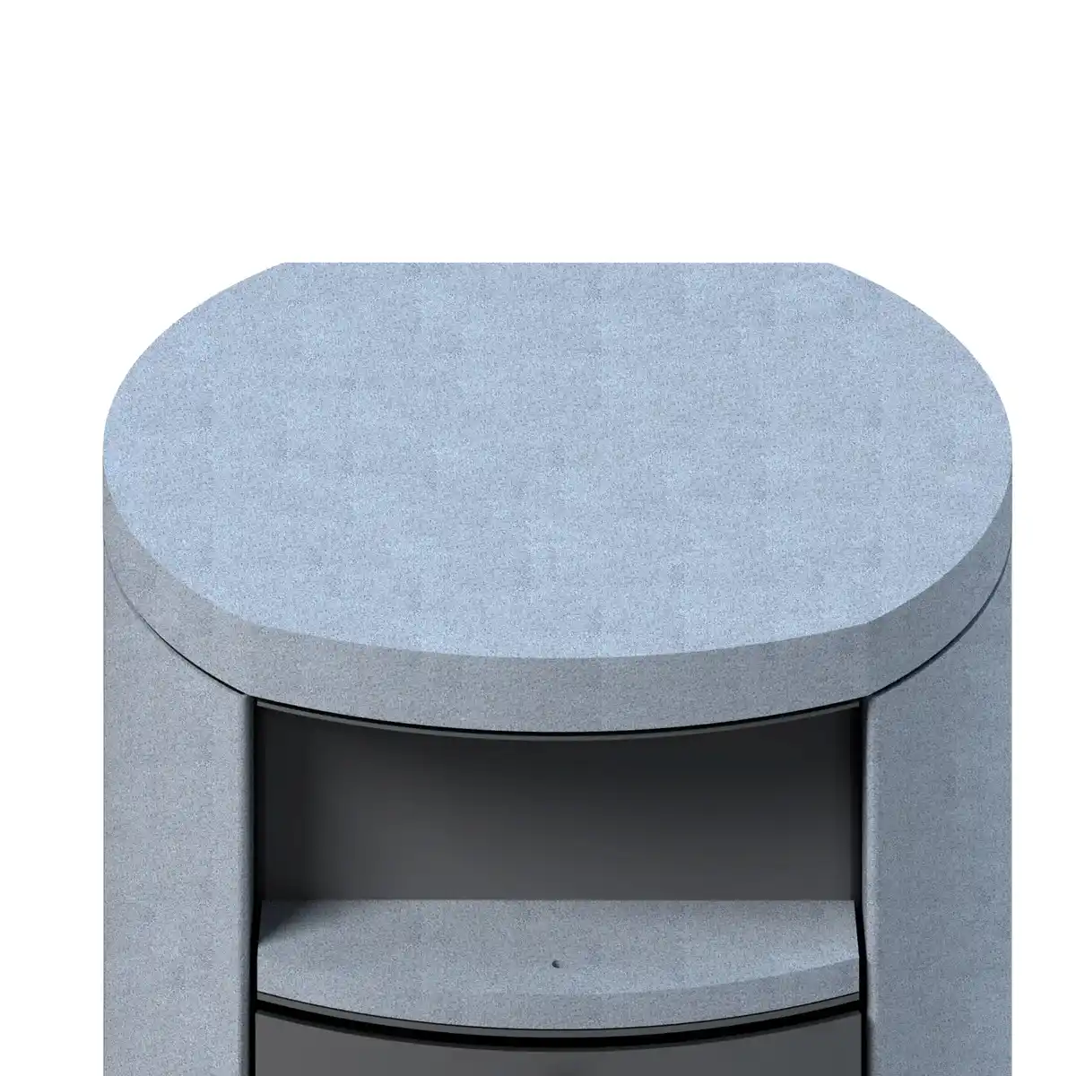 Bild 3 von accente Kaminofen »Slimline«, grau, Granitstein, 5 kW