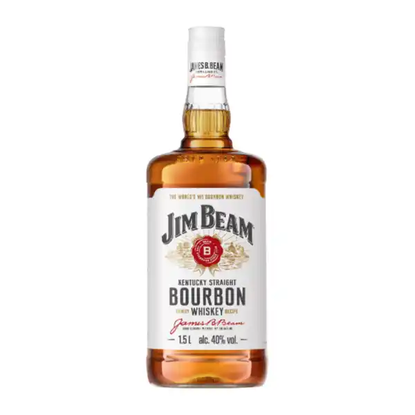 Bild 1 von JIM BEAM Kentucky Straight Bourbon Whiskey 1,5L