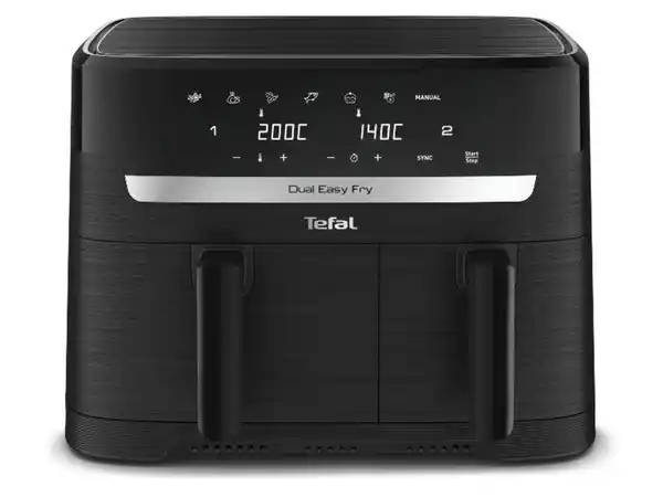 Bild 1 von Tefal Heißluftfritteuse »Dual Easy Fry Essential EY901N», 1x 5,2 l und 1 x 3,1 l