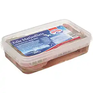 Edle Matjesfilet (Glupea harengus) nordischer Art Rote-Bete