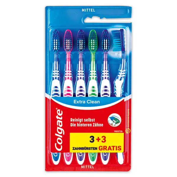 Bild 1 von Colgate Vorteilspack Zahnbürsten Extra Clean