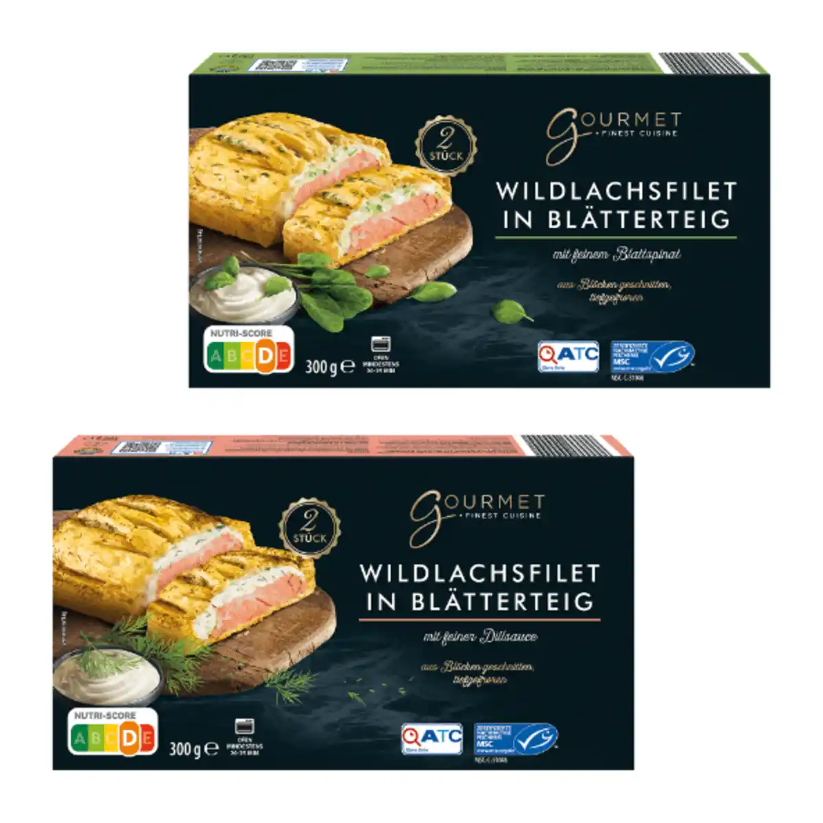 Bild 1 von GOURMET FINEST CUISINE Wildlachsfilet in Blätterteig 300g