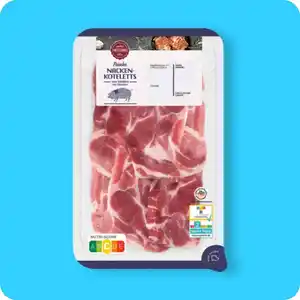 MEINE METZGEREI Koteletts oder Nackenkoteletts, Vom Schwein