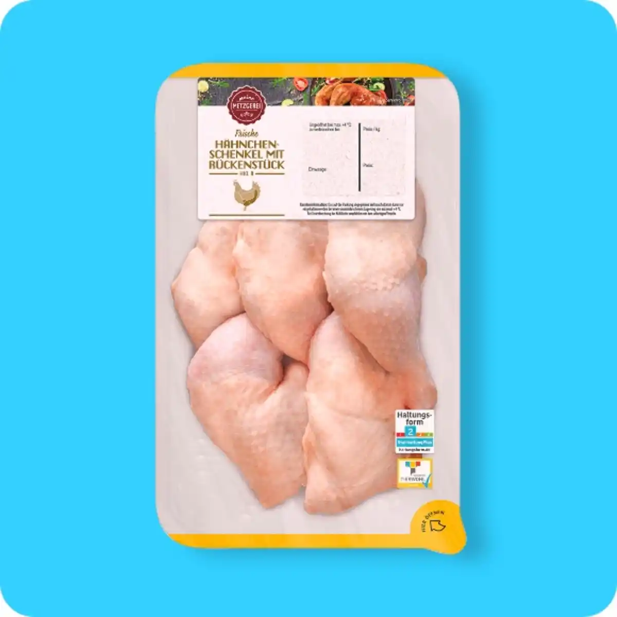 Bild 1 von MEINE METZGEREI Hähnchen-Schenkel, Mit Rückenstück