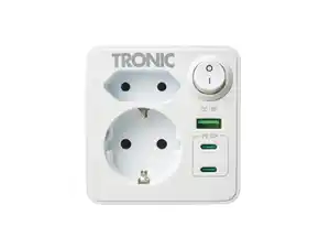 TRONIC® Mehrfachstecker mit USB A und USB C