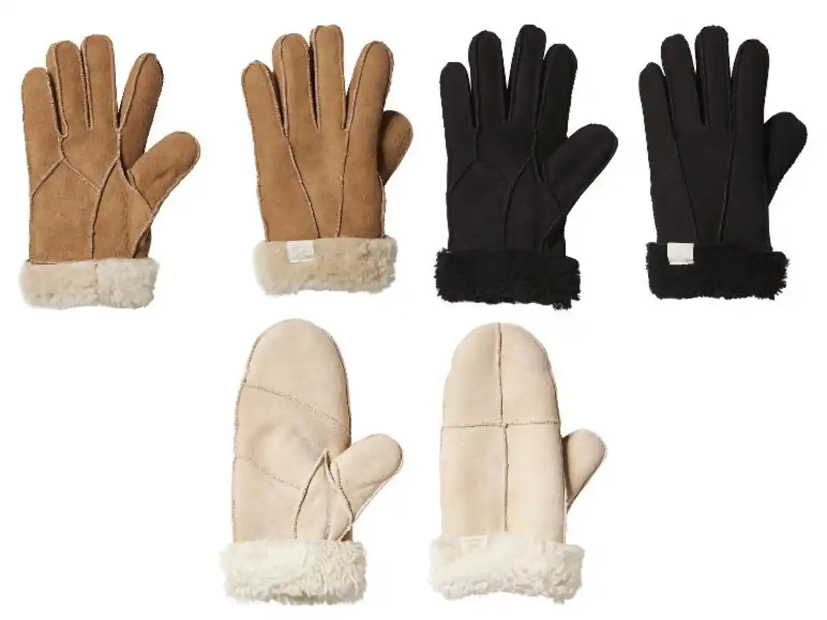 Bild 1 von SANSIBAR Damen Lammfellhandschuhe / Lammfellfäustlinge