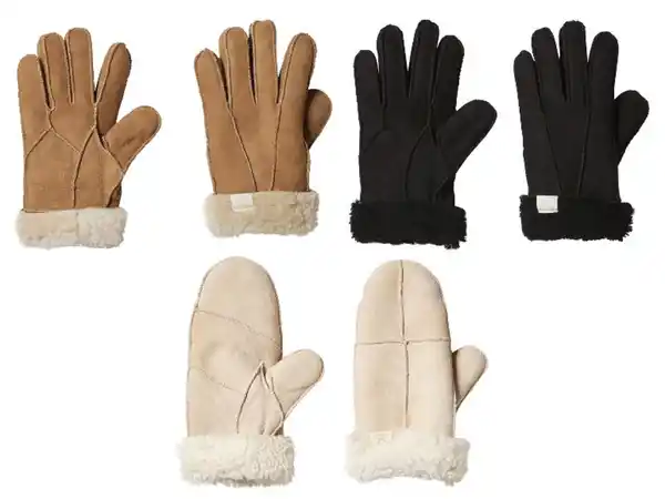 Bild 1 von SANSIBAR Damen Lammfellhandschuhe / Lammfellfäustlinge