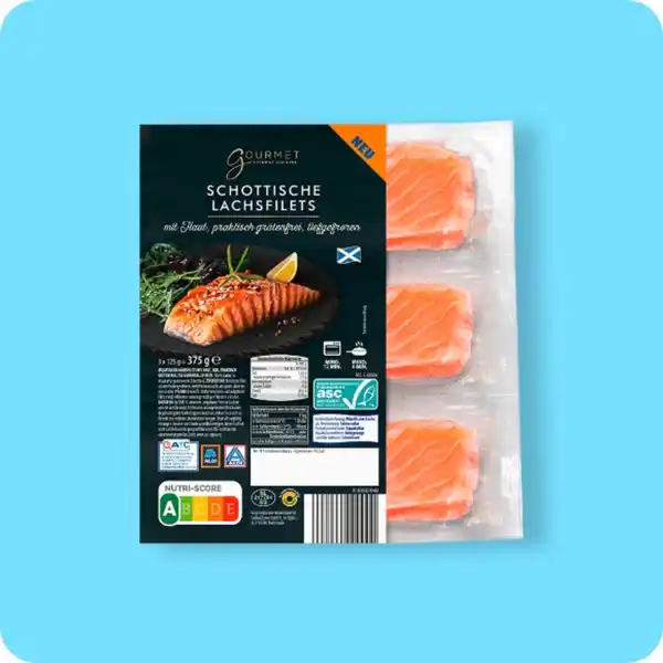 Bild 1 von GOURMET FINEST CUISINE Schottische Lachsfilets, Neu