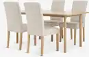 Bild 1 von ALSTED L160 Tisch n.eiche + 4 TUREBY Stühle beige