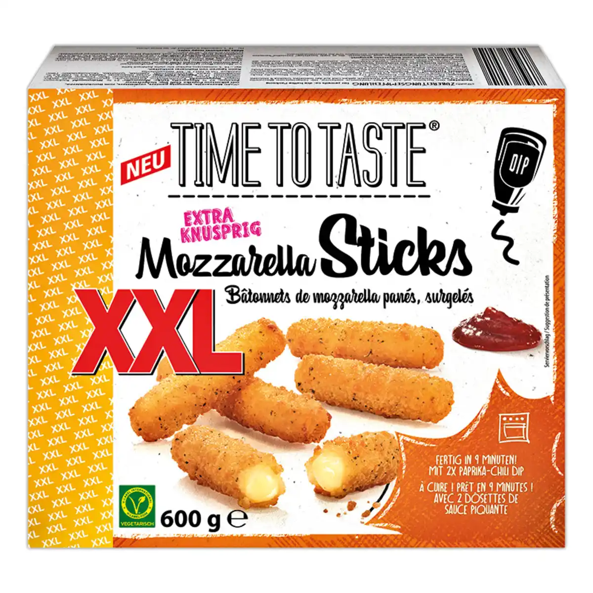 Bild 1 von Time To Taste Mozzarella Sticks XXL