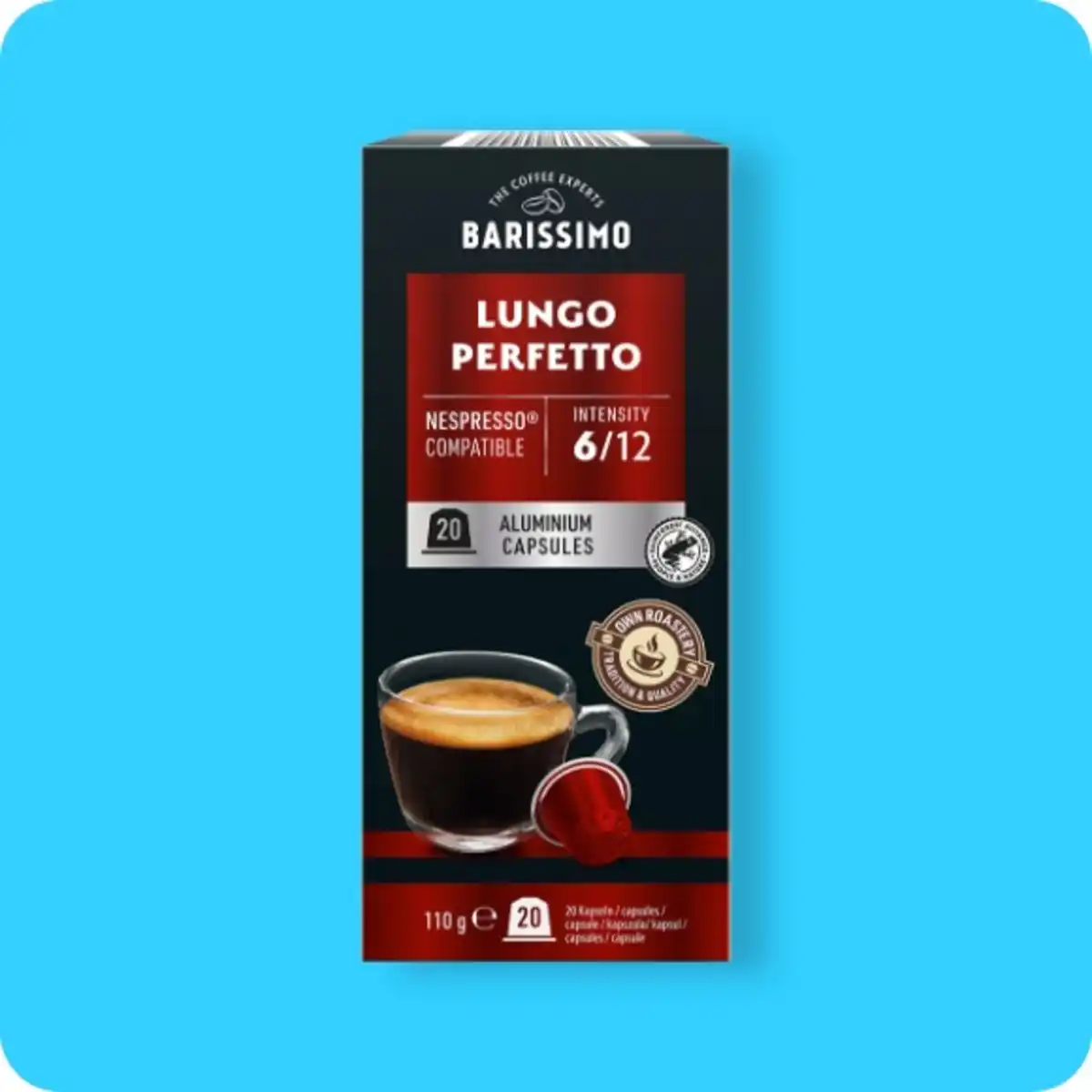 Bild 1 von BARISSIMO Kaffeekapseln, Lungo Classico oder Lungo Intenso