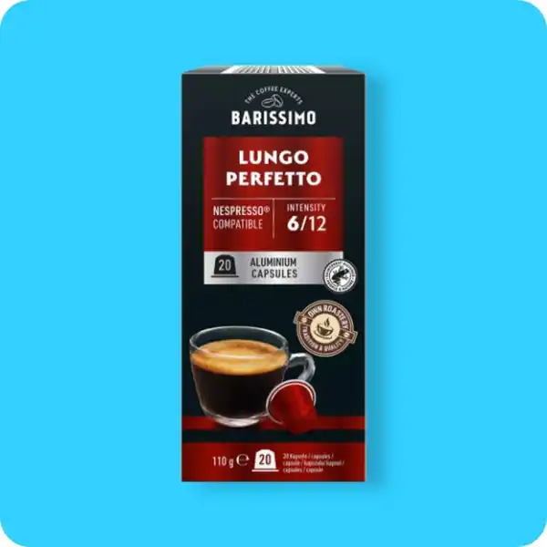 Bild 1 von BARISSIMO Kaffeekapseln, Lungo Classico oder Lungo Intenso