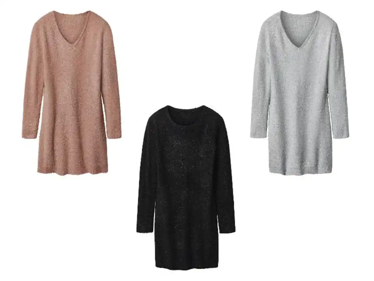 Bild 1 von esmara® Damen Strickkleid Rippe