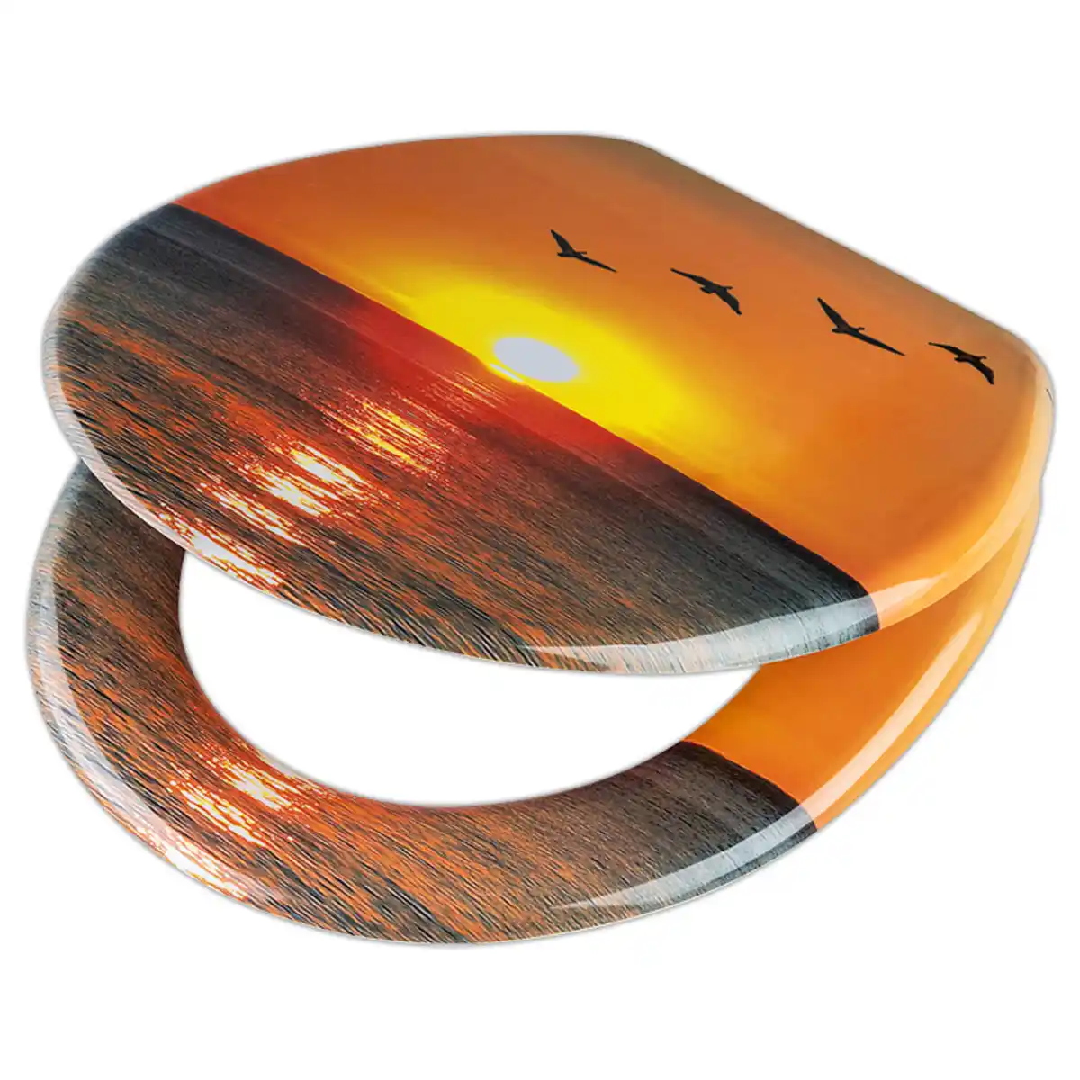 Bild 2 von Badkomfort WC-Sitz 3-seitig bedruckt