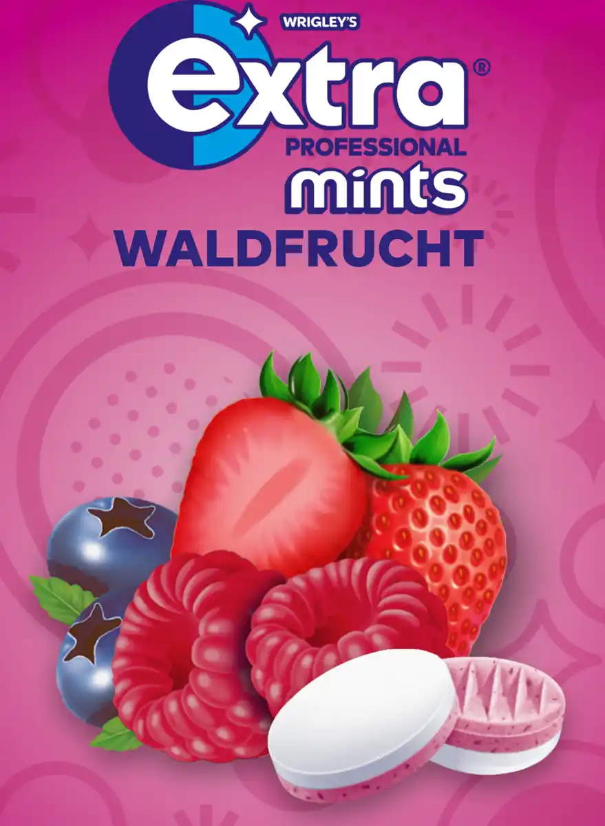 Bild 2 von Wrigley`s Mints Waldfrucht, zuckerfrei & erfrischend, 77 g
