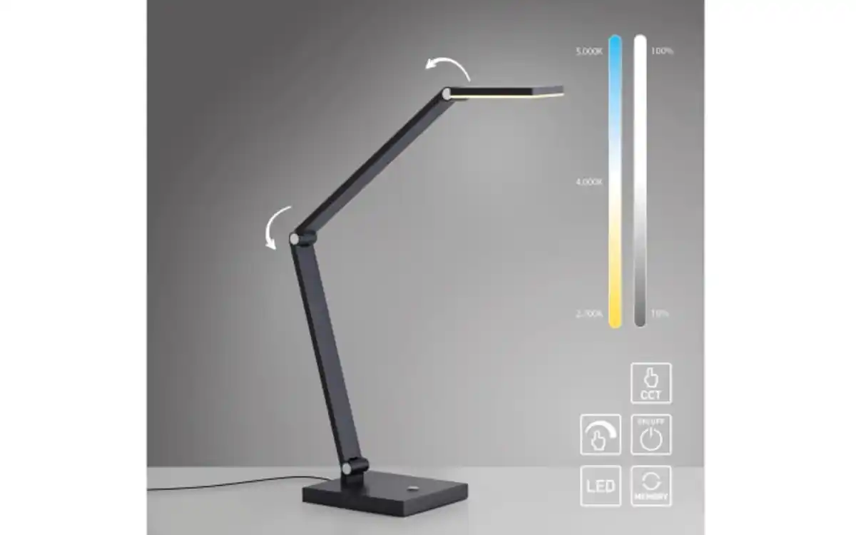 Bild 4 von LED-Tischleuchte  Samsky, grau, inkl. CCT Funktion