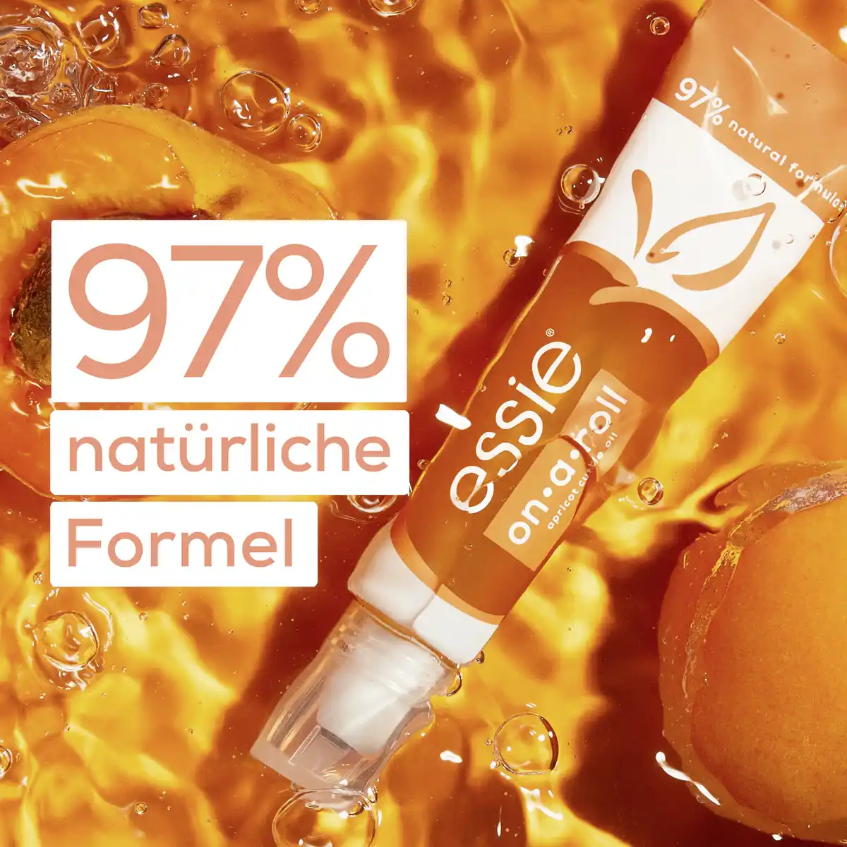 Bild 3 von essie On a Roll Apricot Nagelöl, 13,5 ml