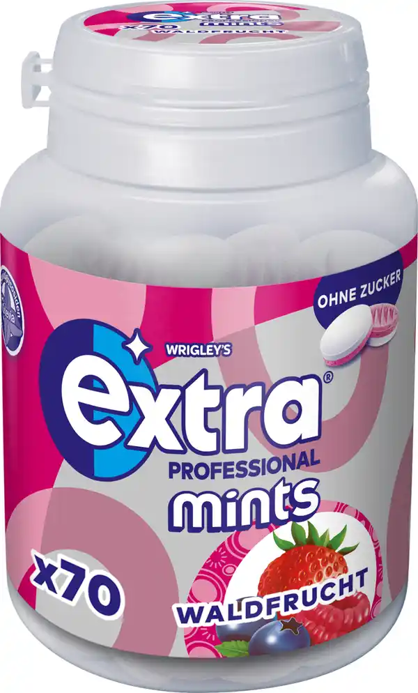 Bild 1 von Wrigley`s Mints Waldfrucht, zuckerfrei & erfrischend, 77 g