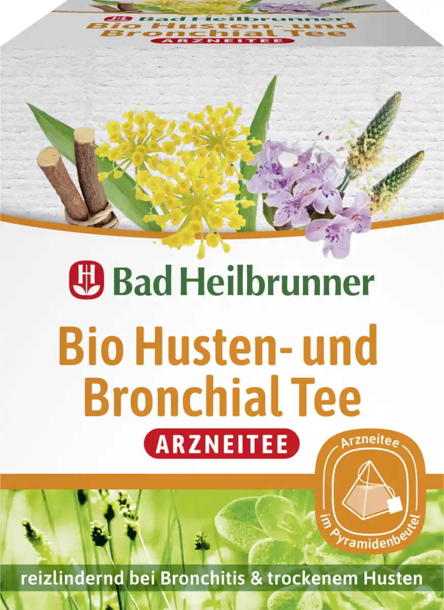Bild 2 von Bad Heilbrunner Bio Husten- & Bronchial Tee, 24 g