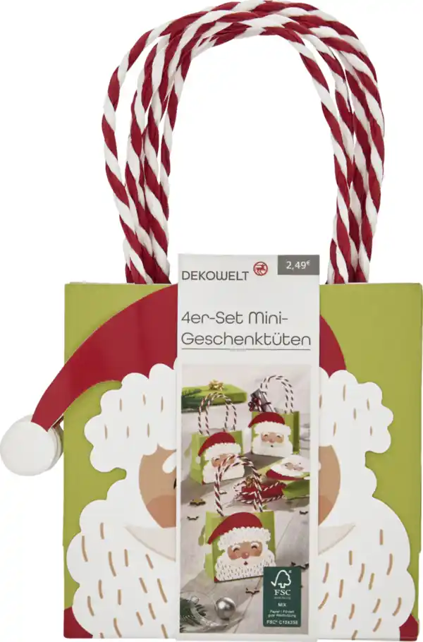 Bild 3 von IDEENWELT EB 4erSets Mini-Tüten die cut XMas HW 25