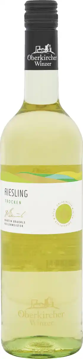 Bild 1 von Oberkircher Winzer Oberkircher Winzer Riesling trocken, 750 ml