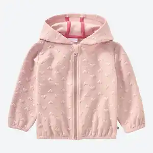 Baby-Mädchen-Sweatjacke mit Kapuze