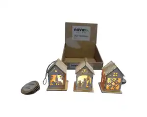 LED Holzhaus novooo, ww, versch.Desings