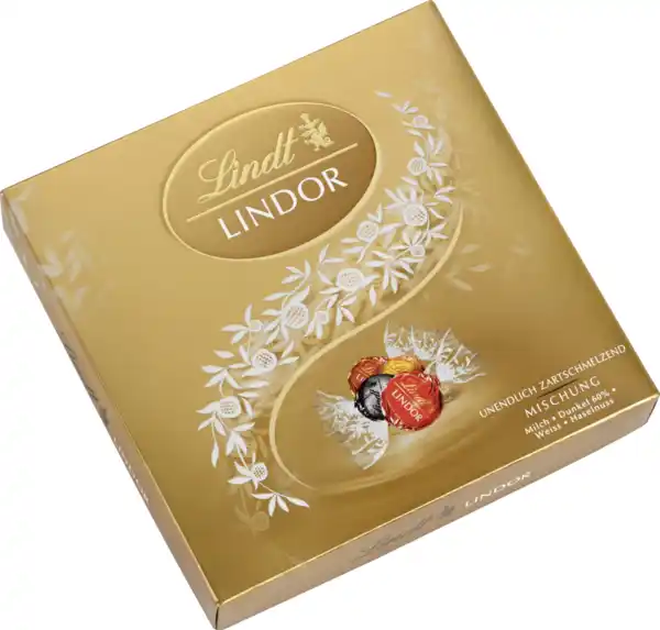 Bild 1 von Lindt Lindor Präsent Mischung (15 Stück), 187 g