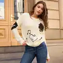 Bild 1 von Damen-Strickpullover mit Destroyed-Effekt