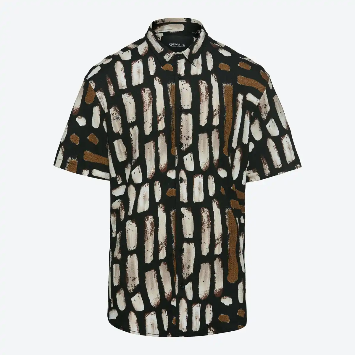 Bild 3 von Herren-Kurzarmhemd mit All-Over-Bedruckung