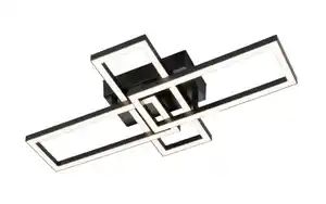 LED-Deckenleuchte Janko, schwarz