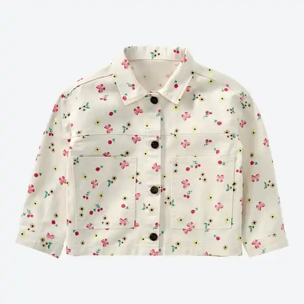 Bild 1 von Kinder-Mädchen-Jacke aus Baumwolle