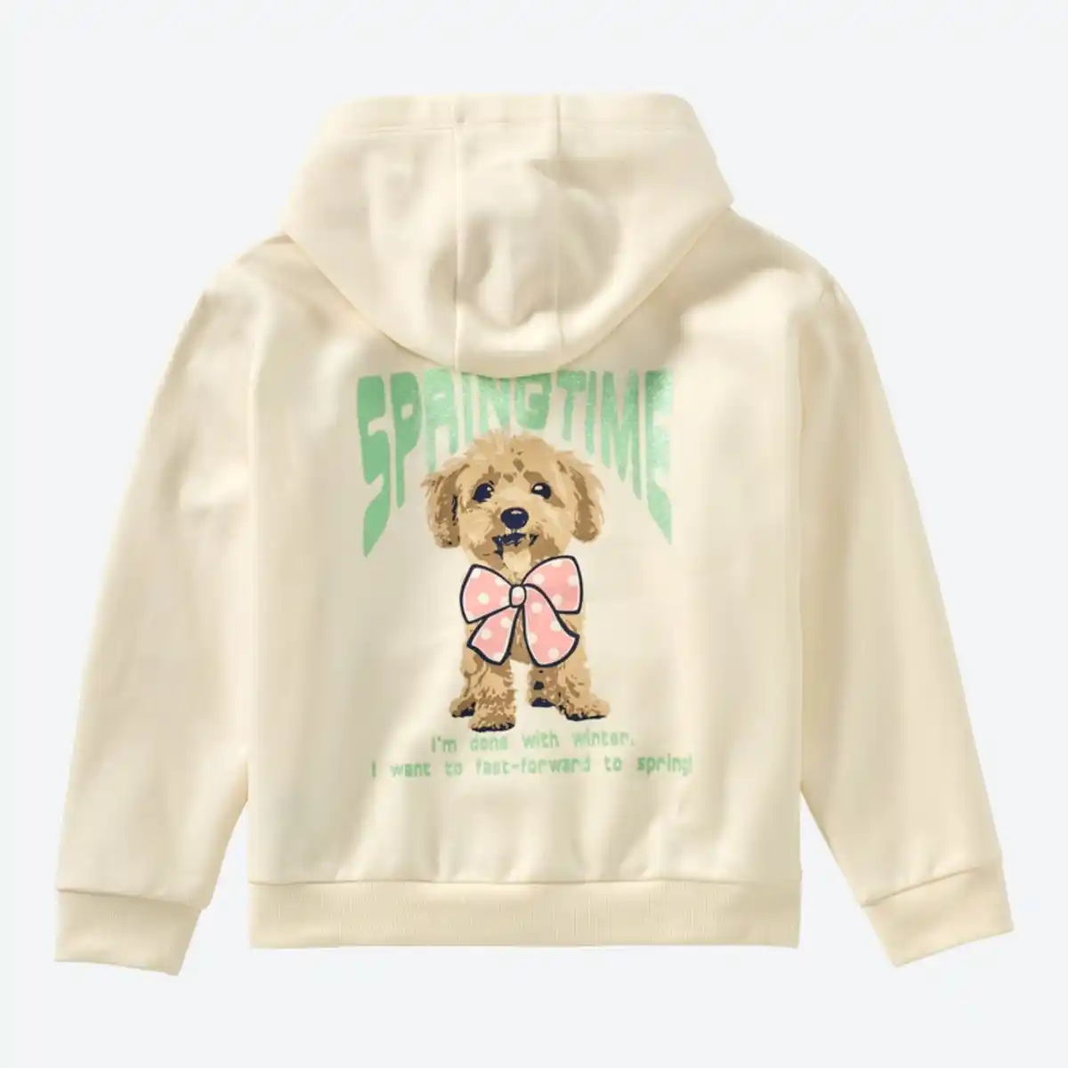 Bild 2 von Kinder-Mädchen-Sweatjacke mit Kapuze