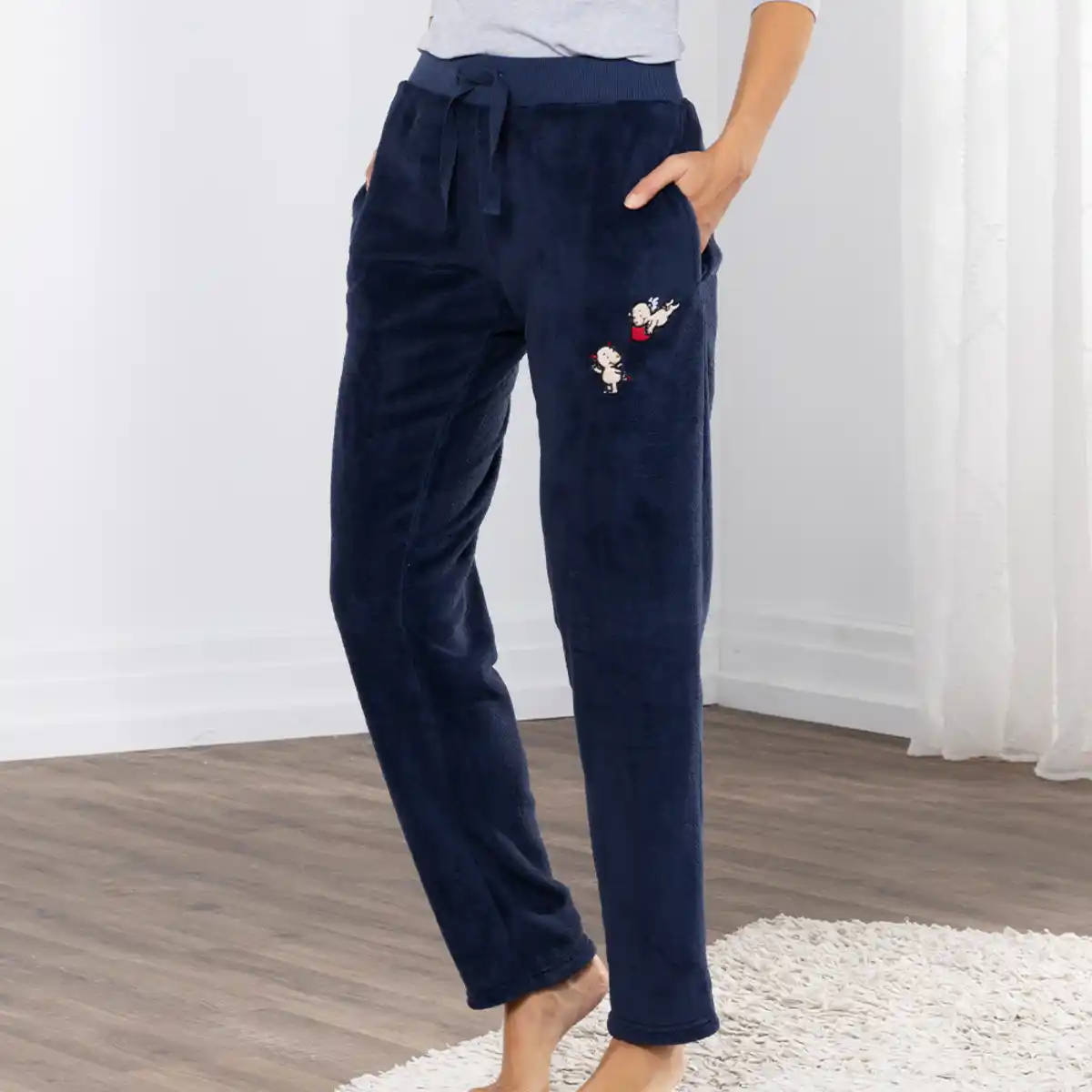 Bild 2 von Kuschel-Pyjama-Hose aus Coral-Fleece